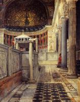 Alma-Tadema, Sir Lawrence - Interior of the Church of San Clemente, Rome